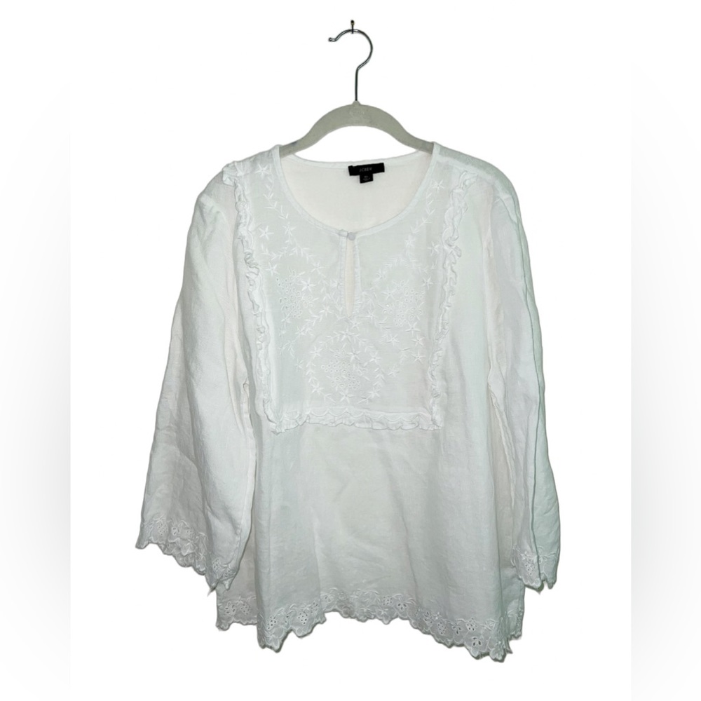 J. Crew White Blouse